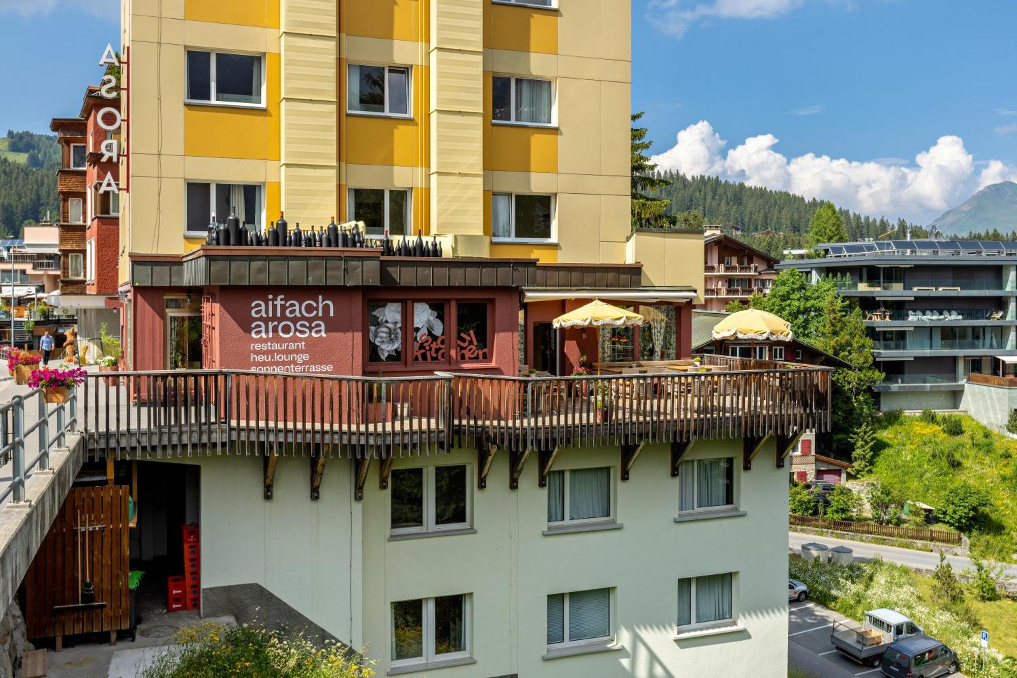 Pension Arosa - Self Check-In Eksteriør bilde